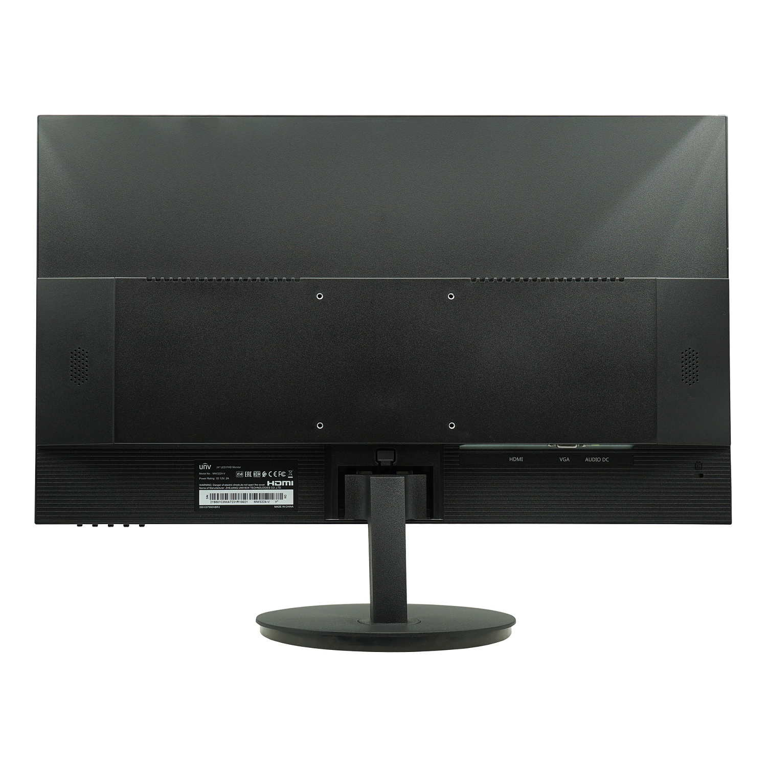 Uniview MW3224-V, монитор 23.8" FullHD черный