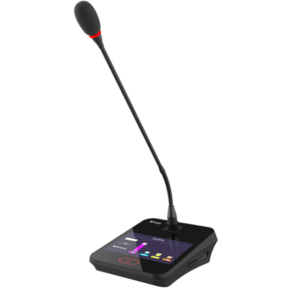 Prestel DWC-GN3350D, беспроводной настольный пульт делегата с сенсорным экраном 4,5"