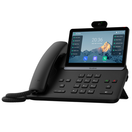 Yealink SIP-T88V Pro ,  видеотелефон (7" экран, Android, WiFi, Bluetooth-трубка, USB, GigE, камера, без БП)