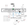 Prestel FM-44H2HBT, матричный коммутатор 4х4 с HDBaseT