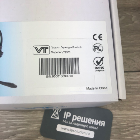 VT VT9500, беспроводная моноауральная Bluetooth-гарнитура с HD-звуком  VT VT9500, беспроводная моноауральная Bluetooth-гарнитура с HD-звуком