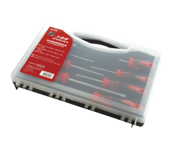 Endura E1172 - набор отверток (Cr-Mo), 8 шт Endura E1172 - набор отверток (Cr-Mo), 8 шт