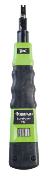 Greenlee SurePunch PDT (PT-3575) - ударный инструмент для расшивки кабеля на кросс с лезвием KRONE LSA Greenlee SurePunch PDT (PT-3575) - ударный инструмент для расшивки кабеля на кросс с лезвием KRONE LSA