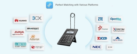 Fanvil X2P, профессиональный телефон для колл-центра (c POE, без трубки) цветной LCD дисплей