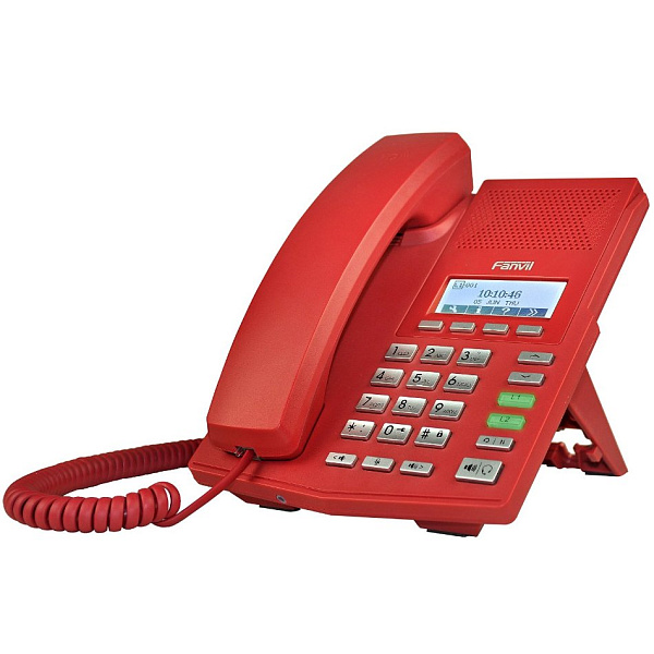 Fanvil X3P red, ip телефон (красный), без БП, POE