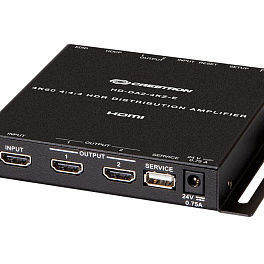 Crestron HD-DA2-4KZ-E, распределительный усилитель hdmi 1:2
