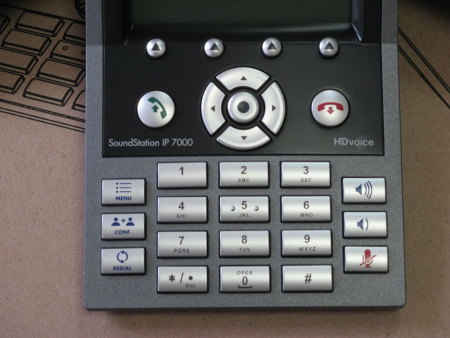 Polycom SoundStation IP 7000 VOIP, телефонный аппарат для конференц-связи