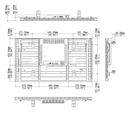 Uniview MW-A55-B1-C, ЖК-дисплей для видеостен 55"