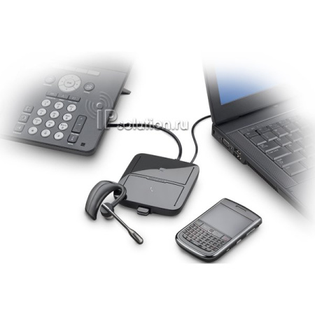 Plantronics MDA200, адаптер для подключения гарнитур к компьютеру и стационарному телефону