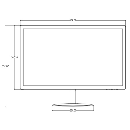 Uniview MW3222-V, монитор 21,5"