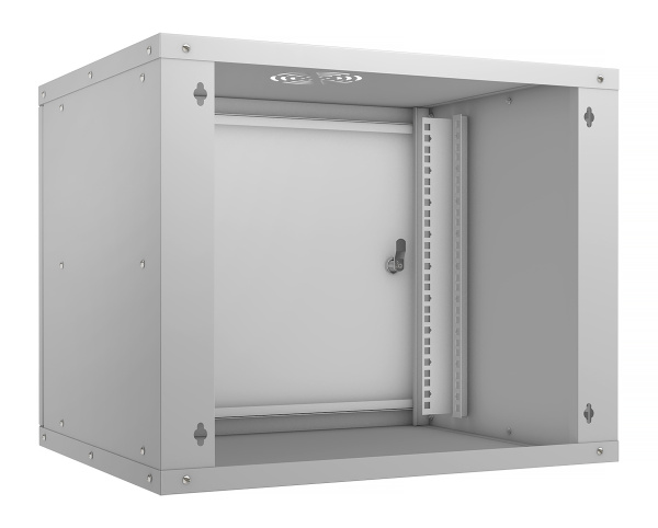 Cabeus, WSC-05D-9U55/45m, шкаф телекоммуникационный настенный 19" 9U, серия LIGHT разборный, дверь металл, цвет серый Cabeus, WSC-05D-9U55/45m, шкаф телекоммуникационный настенный 19" 9U, серия LIGHT разборный, дверь металл, цвет серый