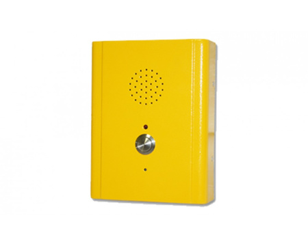 J&R JR313-SC-OW-SIP, вызывная ip-панель (1 кнопка, автодозвон, накладной, PoE, без БП, красный)