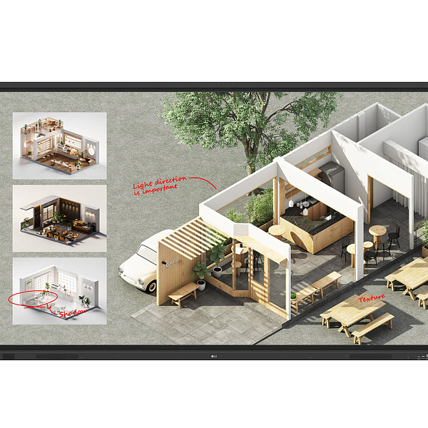 LG 86TR3DQ-B, информационный дисплей 86"