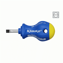 KLAUKE KL1002555 - Отвёртка стандартная прямой шлиц короткая 5,5 х 25