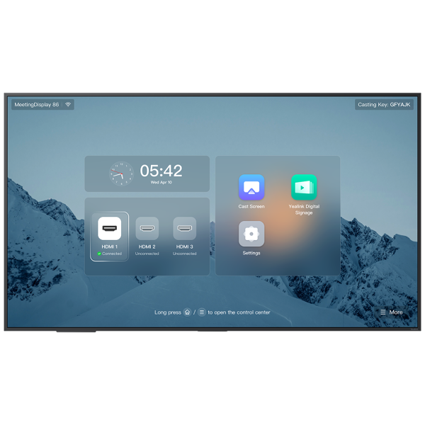 Yealink MD86, профессиональный интерактивный дисплей 86" 4K