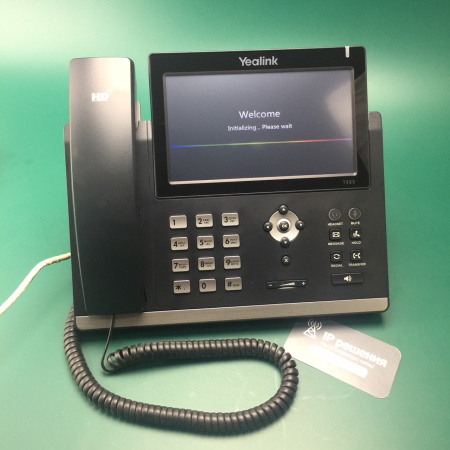 Yealink SIP-T48S SIP-телефон, цветной сенсорный экран, 16 линий, BLF,  PoE, GigE (без  блока питания в комплекте)