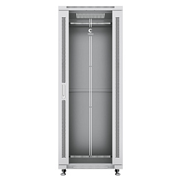 Cabeus, SH-05C-18U60/80, шкаф монтажный телекоммуникационный 19" 18U 600x800x988mm (ШхГхВ), цвет серый (RAL 7035) 