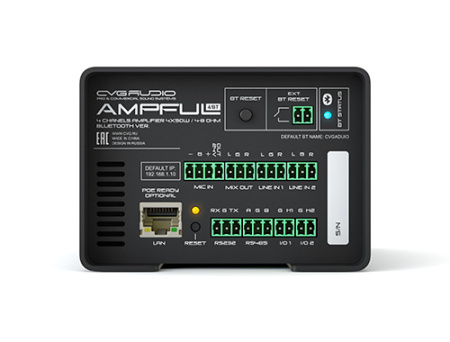 CVGAUDIO AMPFUL-4/BT, профессиональный 4-х канальный микшер-усилитель 