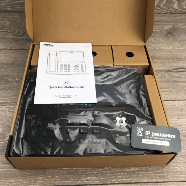 Fanvil X7 Business SIP Phone (POE), IP телефон, 20 SIP линий, (1GbE) Gigabit Ethernet, цветной LCD, 127 virtual DSS/BLF, Bluetooth, USB, Wi-Fi