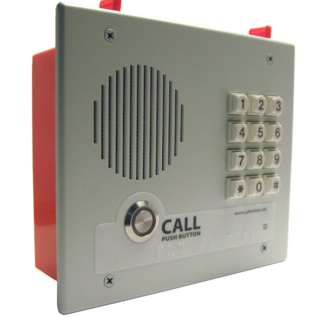 Cyberdata встраиваемый IP-SIP домофон для внутреннего монтажа с клавиатурой, цвет белый (011123)