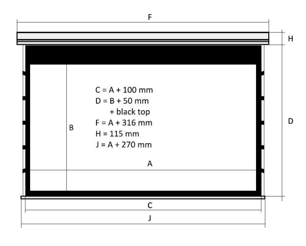 Экран с электроприводом Kauber Red Label Tensioned BT Cinema, 122" 16:9 MPERFW, 152x270 см. дроп 50 см., длина корпуса 302 см. Экран с электроприводом Kauber Red Label Tensioned BT Cinema, 122" 16:9 MPERFW, 152x270 см. дроп 50 см., длина корпуса 302 см.