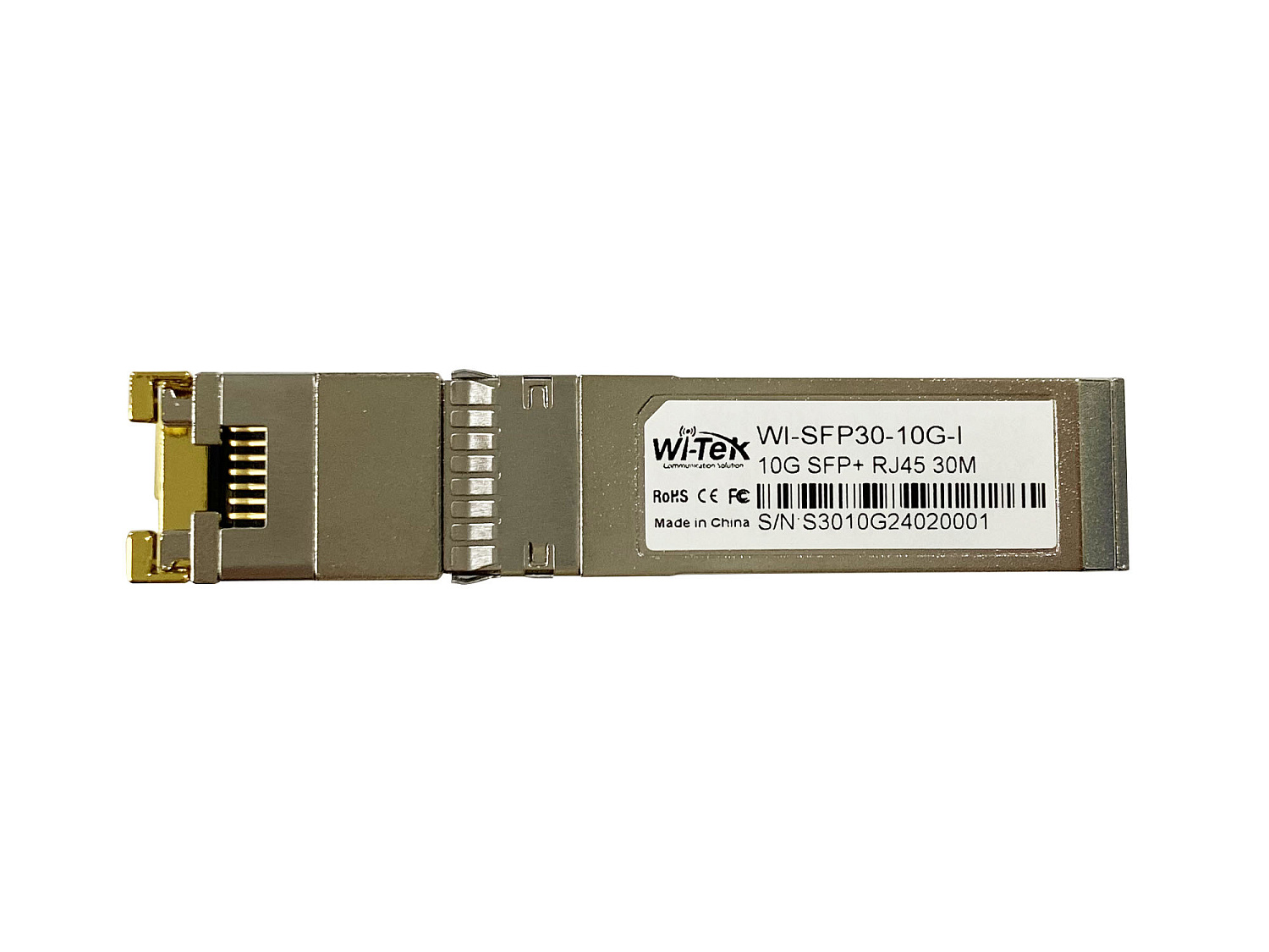 Wi-Tek WI-SFP30-10G-I, промышленный трансивер