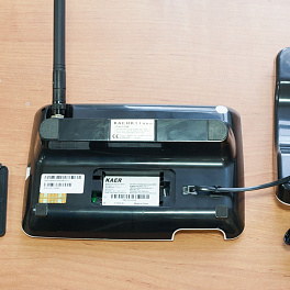 Kammunica-Lite2, стационарный GSM телефон, ЖК-дисплей, съемная внешняя антенна, аккумулятор