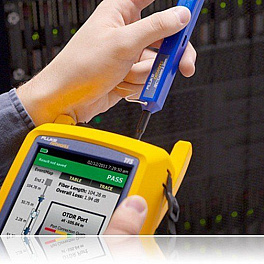 Fluke Networks OFP-100-QI - оптический рефлектометр MM/SM (850/1300/1310/1550 нм) + видеомикроскоп