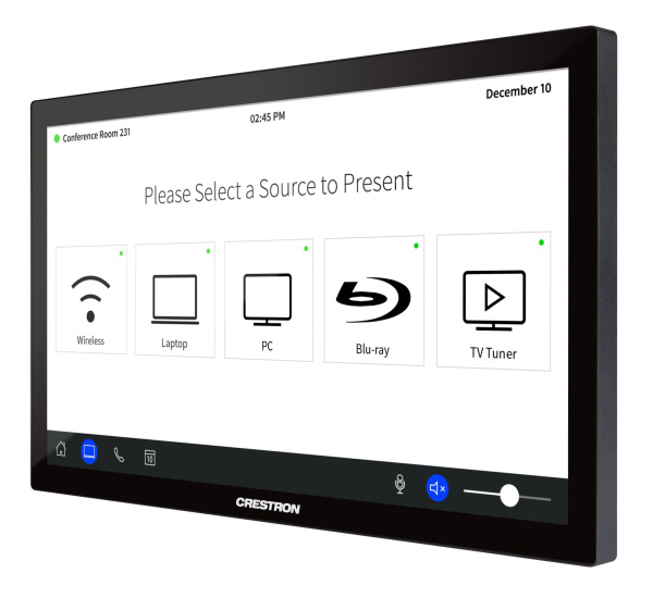 Crestron TSD-2220-B, сенсорный дисплей 21,5"