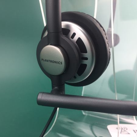 Plantronics EncorePro HW710D Digital NC (PL-HW710D), профессиональная цифровая гарнитура для колл-центра (QD 6 pin)