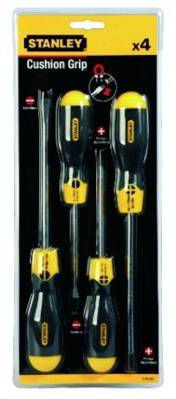 Stanley 0-65-013 - НАБОР ИЗ 4-Х ОТВЕРТОК "CUSHIONGRIP" (5Х100; PL6,5Х200; PH1X75, PH2X150) Stanley 0-65-013 - НАБОР ИЗ 4-Х ОТВЕРТОК "CUSHIONGRIP" (5Х100; PL6,5Х200; PH1X75, PH2X150)