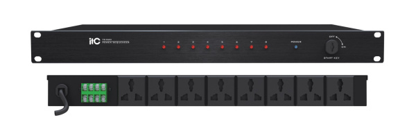 ITC TS-820, 8-канальный распределитель питания ITC TS-820, 8-канальный распределитель питания