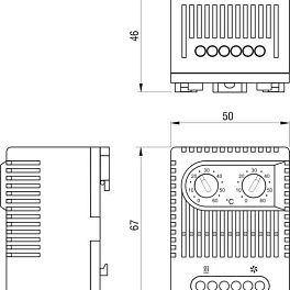Cabeus, ZR011, термостат универсальный 0-60°C