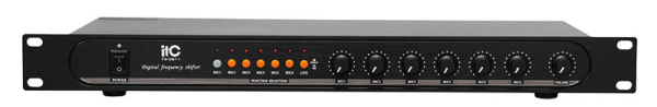 ITC TS-0811, 6-канальный микрофонный предусилитель ITC TS-0811, 6-канальный микрофонный предусилитель