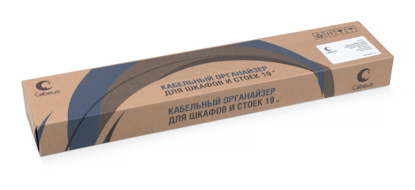 Cabeus, JB08-1U-BK, кабельный органайзер горизонтальный 19" 1U, 5 колец, металлический, цвет черный (RAL9004) Cabeus, JB08-1U-BK, кабельный органайзер горизонтальный 19" 1U, 5 колец, металлический, цвет черный (RAL9004)