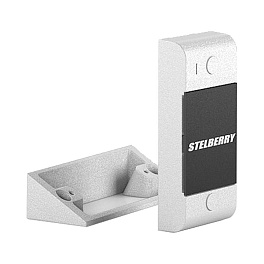 Stelberry S-100, антивандальная абонентская панель без вызова в комплекте с угловым креплением