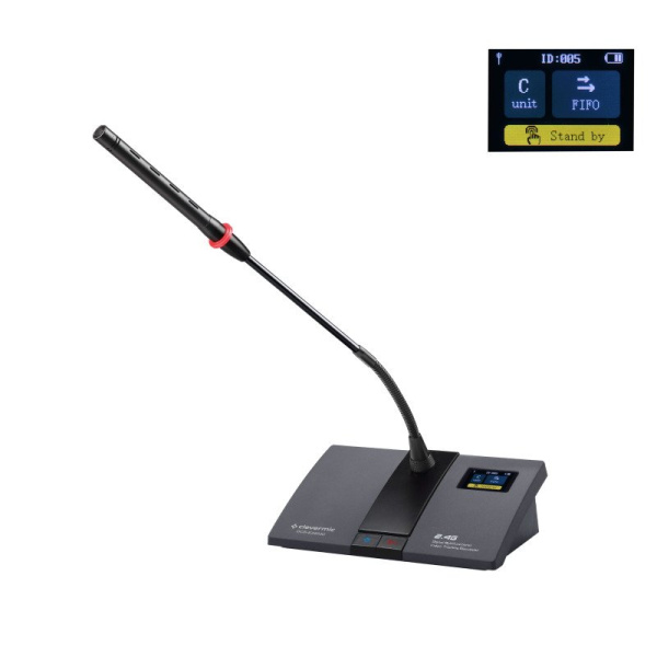 CleverMic DCS-E2403C, беспроводной микрофонный пульт председателя
