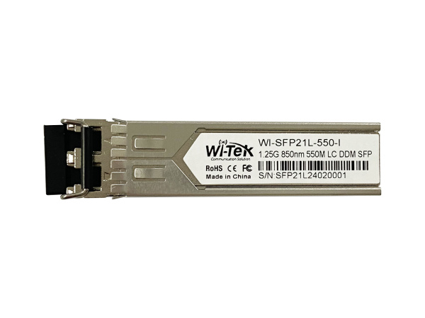 WI-TEK WI-SFP21L-550-I, оптический трансивер