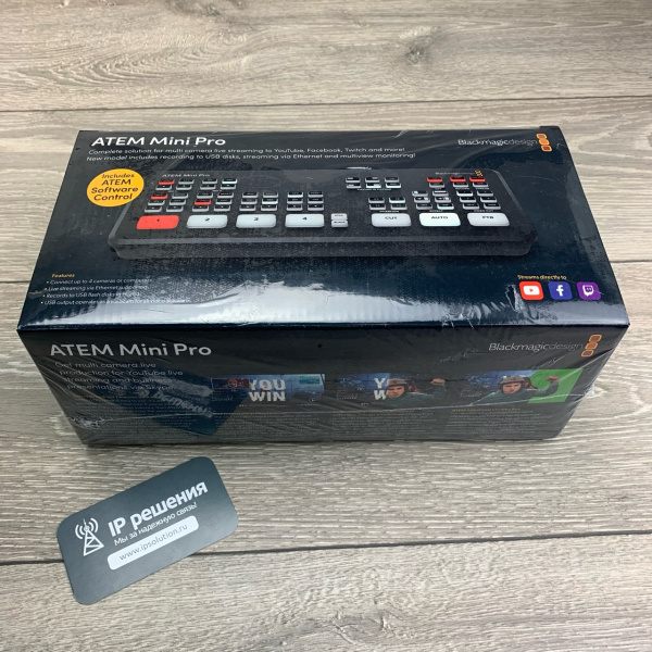ATEM Mini Pro,  видеомикшер ATEM Mini Pro,  видеомикшер