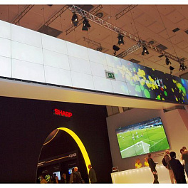 Бесшовная LCD панель, 60", LED, 700 кд/м2, 1366х768, 4000:1, HDMI, VGA, 24/7, рамка 2.4/4.1 мм, 44 кг