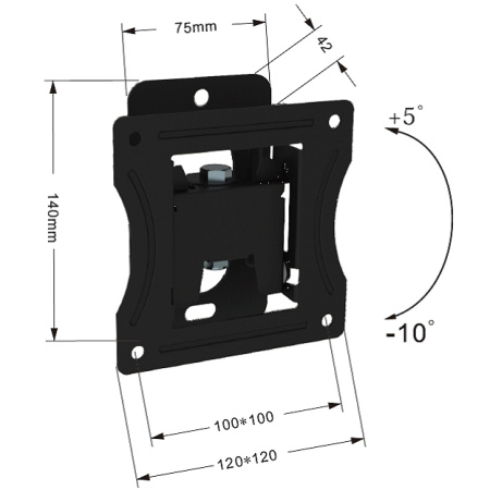 Uniview HB-4022-E, настенное крепление