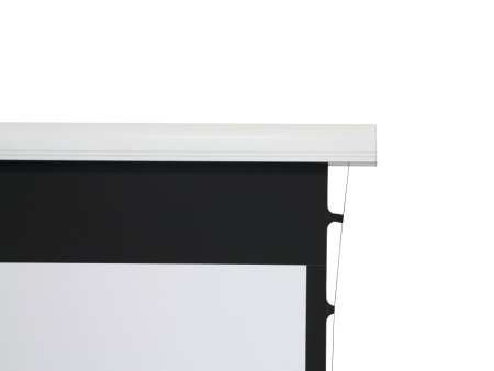 Экран с электроприводом Kauber Red Label Tensioned BT Cinema, 77" 16:9 Clear Vision, 96x170 см. дроп 80 см., длина корпуса 202 см.