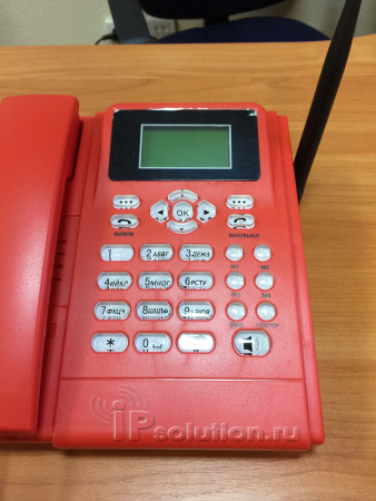 Kammunica GSM-Phone, стационарный GSM телефон (красный цвет)