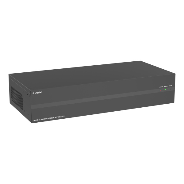 Prestel ADPX-1616XLR, конвертер Dante и аналогового аудио 16x16