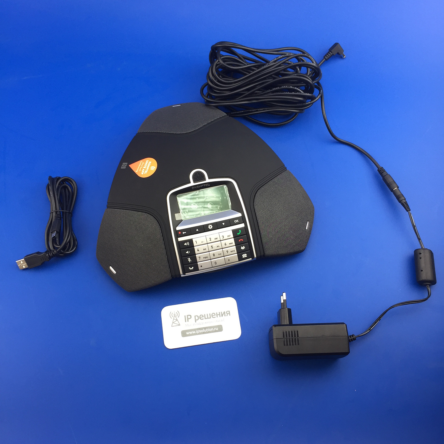 Konftel 300IPx — IP конференц-телефон (OmniSound HD, USB, Bluetooth/NFC, POE, SD карта)