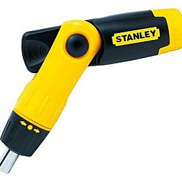 Stanley 0-63-022 НАБОР С ОТВЕРТКОЙ С ХРАПОВЫМ МЕХАНИЗМОМ И ВСТАВКАМИ (22 ПРЕДМЕТА)