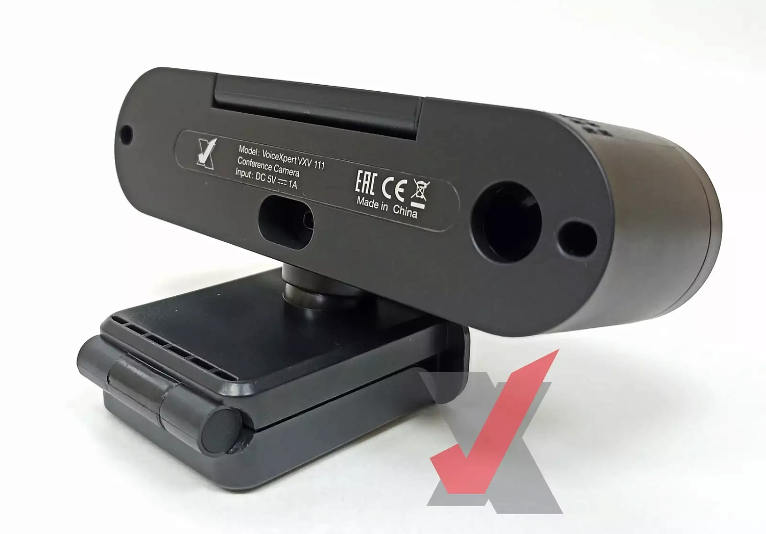 VoiceXpert VXV-111-UMS, веб-камера 2K, обзор 96°, встроенные микрофоны и динамик