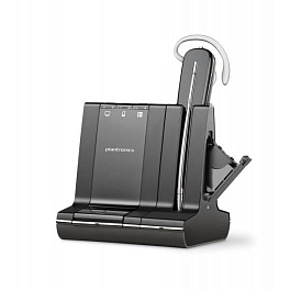 Plantronics Savi W745-M — беспроводная (DECT) система для компьютера, мобильного и стационарного телефонов (MS Lync, доп. аккумулятор)