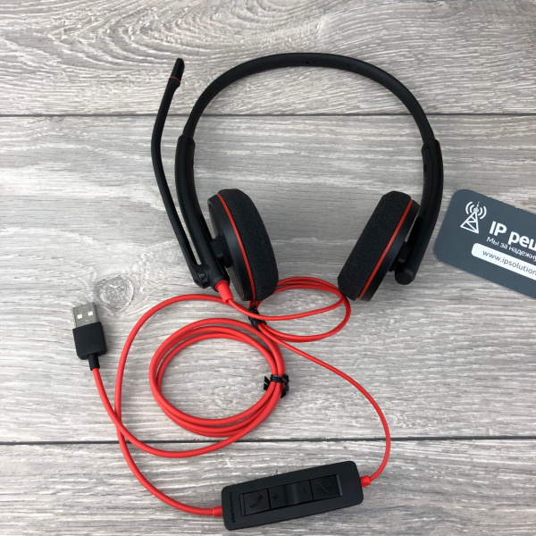 Plantronics BlackWire C3220-A - проводная гарнитура (стерео, USB-A) Plantronics BlackWire C3220-A - проводная гарнитура (стерео, USB-A)