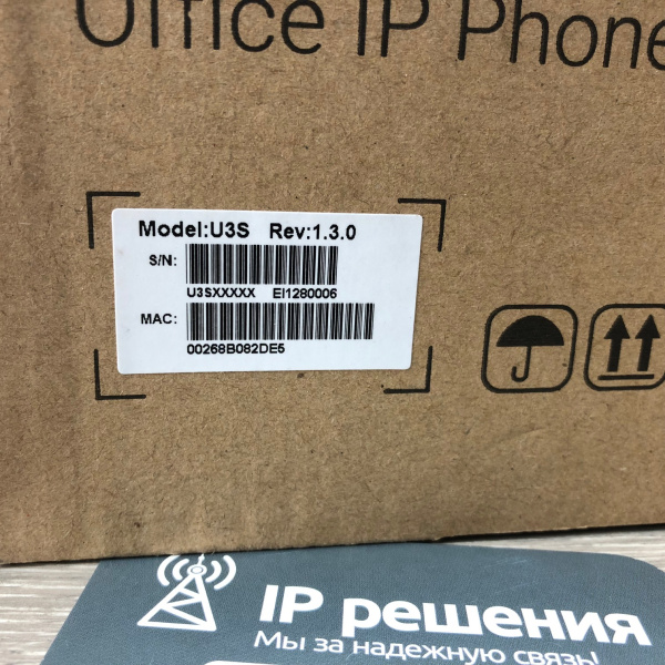 UNIVOIS U3S, IP-телефон, 6 SIP аккаунтов, RJ9 порт, HD Voice, POE, Bluetooth UNIVOIS U3S, IP-телефон, 6 SIP аккаунтов, RJ9 порт, HD Voice, POE, Bluetooth